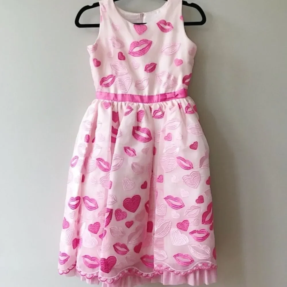 HARAJUKU GIRLS SIZE 14 LOVERS READ MY LIPS DRESS